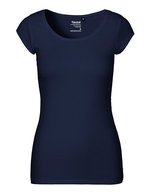 Neutral Fairtrade Damen Rundhals T-Shirt Bio-Baumwolle – Navy