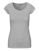 Neutral Fairtrade Damen Rundhals T-Shirt Bio-Baumwolle – Sport Grey