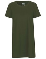 Neutral Langschnitt T-Shirt aus Bio-Baumwolle in, Red L, NE81020 – Militaire