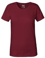 Neutral Interlock T-Shirt aus Bio-Baumwolle für Damen, Black XS, NE81029 – Bordeaux