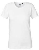 Neutral Interlock T-Shirt aus Bio-Baumwolle für Damen, Black XS, NE81029 – Blanc