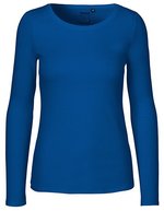 Neutral Nachhaltiges Damen Langarm T-Shirt Bio-Baumwolle, Black S, NE81050 – Royal