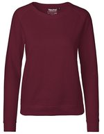 Neutral Sweatshirt aus Fairtrade-Baumwolle für Damen – Bordeaux