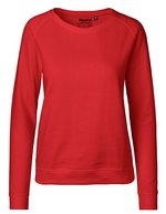 Neutral Sweatshirt aus Fairtrade-Baumwolle für Damen – Red