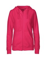 Neutral Zip Hoodie aus Bio-Baumwolle für Damen, Bordeaux S, NE83301 – Bild 3
