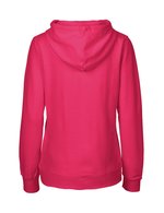 Neutral Zip Hoodie aus Bio-Baumwolle für Damen, Bordeaux S, NE83301 – Bild 4