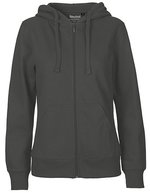Neutral Zip Hoodie aus Bio-Baumwolle für Damen – Charcoal