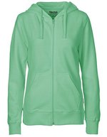 Neutral Zip Hoodie aus Bio-Baumwolle für Damen, Bordeaux S, NE83301 – Poussiereux Menthe