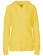 Neutral Zip Hoodie aus Bio-Baumwolle für Damen, Bordeaux S, NE83301 – Poussiereux Jaune