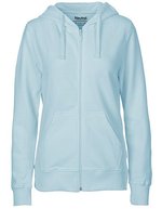 Neutral Zip Hoodie aus Bio-Baumwolle für Damen, Bordeaux S, NE83301 – Bleu clair