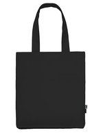 Neutral Twill Tasche aus Bio-Baumwolle 38x42 cm in – Black