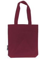 Neutral Twill Tasche aus Bio-Baumwolle 38x42 cm in – Bordeaux