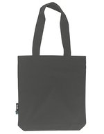 Neutral Twill Tasche aus Bio-Baumwolle 38x42 cm in, Nature 38 x 42 x 7 cm, NE90003 – Charcoal