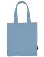 Neutral Twill Tasche aus Bio-Baumwolle 38x42 cm in, Nature 38 x 42 x 7 cm, NE90003 – Dusty Indigo