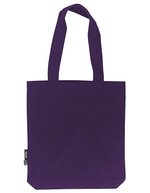 Neutral Twill Tasche aus Bio-Baumwolle 38x42 cm in, Nature 38 x 42 x 7 cm, NE90003 – Purple