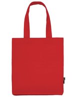 Neutral Twill Tasche aus Bio-Baumwolle 38x42 cm in, Nature 38 x 42 x 7 cm, NE90003 – Red