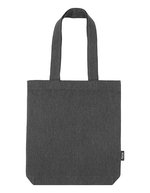 Neutral Recycled Twill Tasche aus Bio-Baumwolle – Black Melange