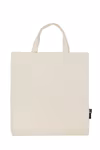 Neutral Fairtrade Cotton Bag with Short Handles, Black 38 x 42 cm, NE90004 – image 3
