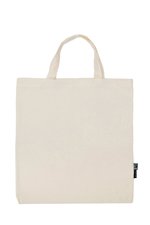 Neutral Fairtrade Baumwolltasche mit kurzen Henkeln, Natural 38 x 42 cm, NE90004 – Bild 3