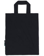 Neutral Twill Lebensmittel-Tasche aus Bio-Baumwolle – Black