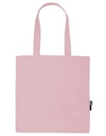 Neutral Nachhaltige Einkaufstasche aus Bio-Baumwolle, Black 38 x 42 cm, NE90014 – Light Pink