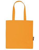 Neutral Nachhaltige Einkaufstasche aus Bio-Baumwolle, Black 38 x 42 cm, NE90014 – Okay Orange