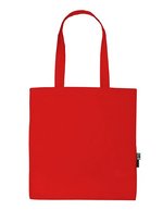 Neutral Nachhaltige Einkaufstasche aus Bio-Baumwolle, Black 38 x 42 cm, NE90014 – Red
