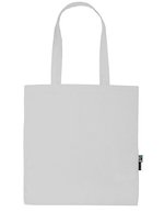 Neutral Nachhaltige Einkaufstasche aus Bio-Baumwolle, Black 38 x 42 cm, NE90014 – White