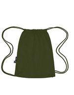 Neutral Fairtrade Gym Bag aus Bio-Baumwolle, Black 39 x 46 cm, NE90020 – Military