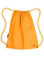 Neutral Fairtrade Gym Bag aus Bio-Baumwolle, Black 39 x 46 cm, NE90020 – Okay Orange