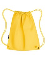 Neutral Fairtrade Gym Bag aus Bio-Baumwolle, Black 39 x 46 cm, NE90020 – Yellow