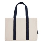 Neutral Beach Bag aus Fairtrade Bio-Baumwolle, Nature/Navy 55 x 38 cm, NE90054 – Bild 3