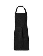 Neutral Bio-Baumwolle Chef Schürze mit Druckknöpfen, Black 70 x 90 cm, NE92003 – Bild 3