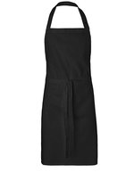Neutral Bio-Baumwolle Chef Schürze mit Druckknöpfen, Black 70 x 90 cm, NE92003 – Bild 2