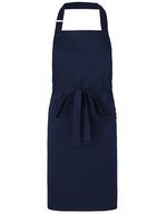 Neutral Bio-Baumwoll-Schürze mit Taschenfunktion, Black 90 x 90 cm, NE92020 – Navy