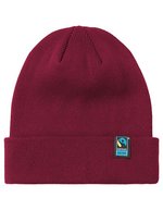 Neutral Klassische Beanie aus Bio-Baumwolle, Black One Size, NE93055 – Bordeaux