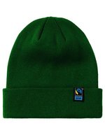 Neutral Klassische Beanie aus Bio-Baumwolle, Black One Size, NE93055 – Verde bottiglia