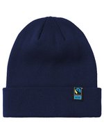 Neutral Klassische Beanie aus Bio-Baumwolle, Black One Size, NE93055 – Blu navy