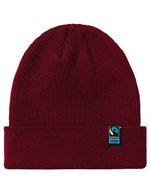 Neutral Doppellagiges Bio-Baumwoll Beanie, Bordeaux One Size, NE93056 – Bordeaux