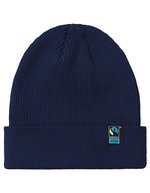 Neutral Doppellagiges Bio-Baumwoll Beanie, Bordeaux One Size, NE93056 – Blu navy
