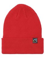 Neutral Doppellagiges Bio-Baumwoll Beanie, Bordeaux One Size, NE93056 – Rosso