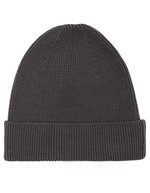 Neutral Fairtrade Beanie aus Bio-Baumwolle, Black One Size, NE93057 – Anthracite