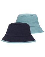 Neutral Wendbarer Bucket Hat aus Bio-Baumwolle, Navy/Sapphire M/L, NE93061 – Marine/Sarcelle