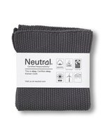 Neutral Fairtrade Küchentuch-Set aus Bio-Baumwolle, Black 30 x 30 cm, NE95011 – Bild 4