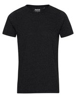 Neutral Recyceltes Baumwoll-T-Shirt mit Rundhalsausschnitt, Black Melange S, NEC61001 – Bild 2
