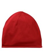 Neutral Fairtrade Bio-Baumwollmütze aus Single Jersey, Black One Size, NEK93050 – Red