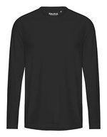 Neutral Recyceltes Langarm-T-Shirt mit Schnelltrocknung – Black