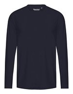 Neutral Recyceltes Langarm-T-Shirt mit Schnelltrocknung – Navy