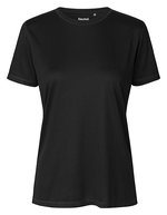 Neutral Performance T-Shirt aus Recycling-Polyester für Damen, Black XS, NER81001 – Bild 2