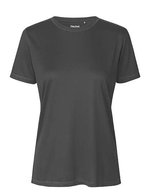 Neutral Performance T-Shirt aus Recycling-Polyester für Damen, Black XS, NER81001 – Antracite